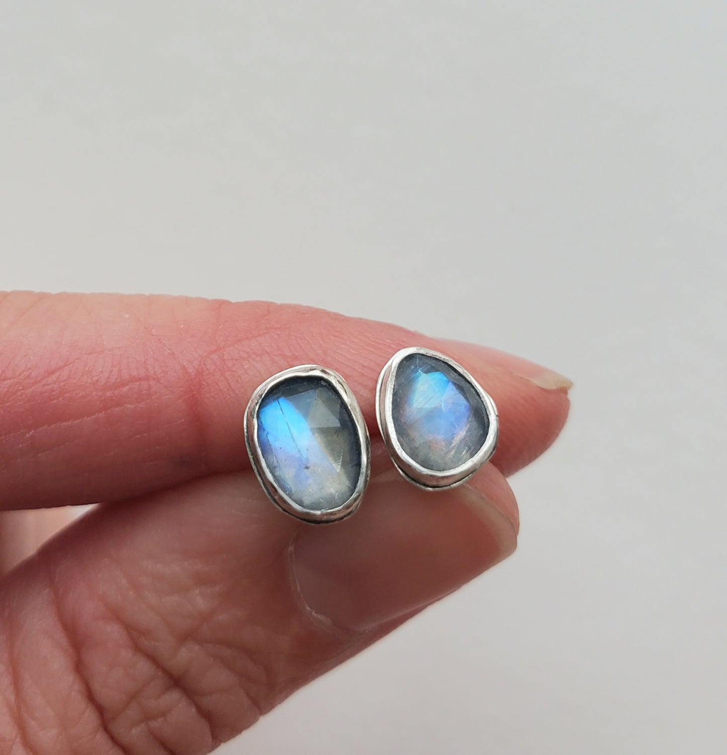 Moonstone Studs