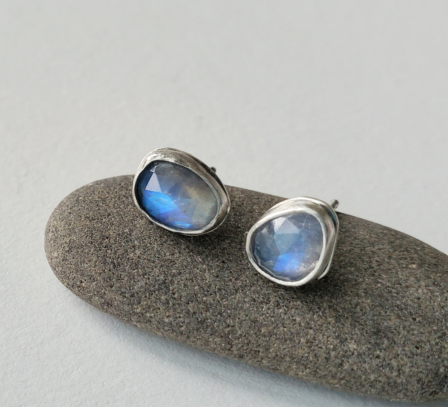 Moonstone Studs