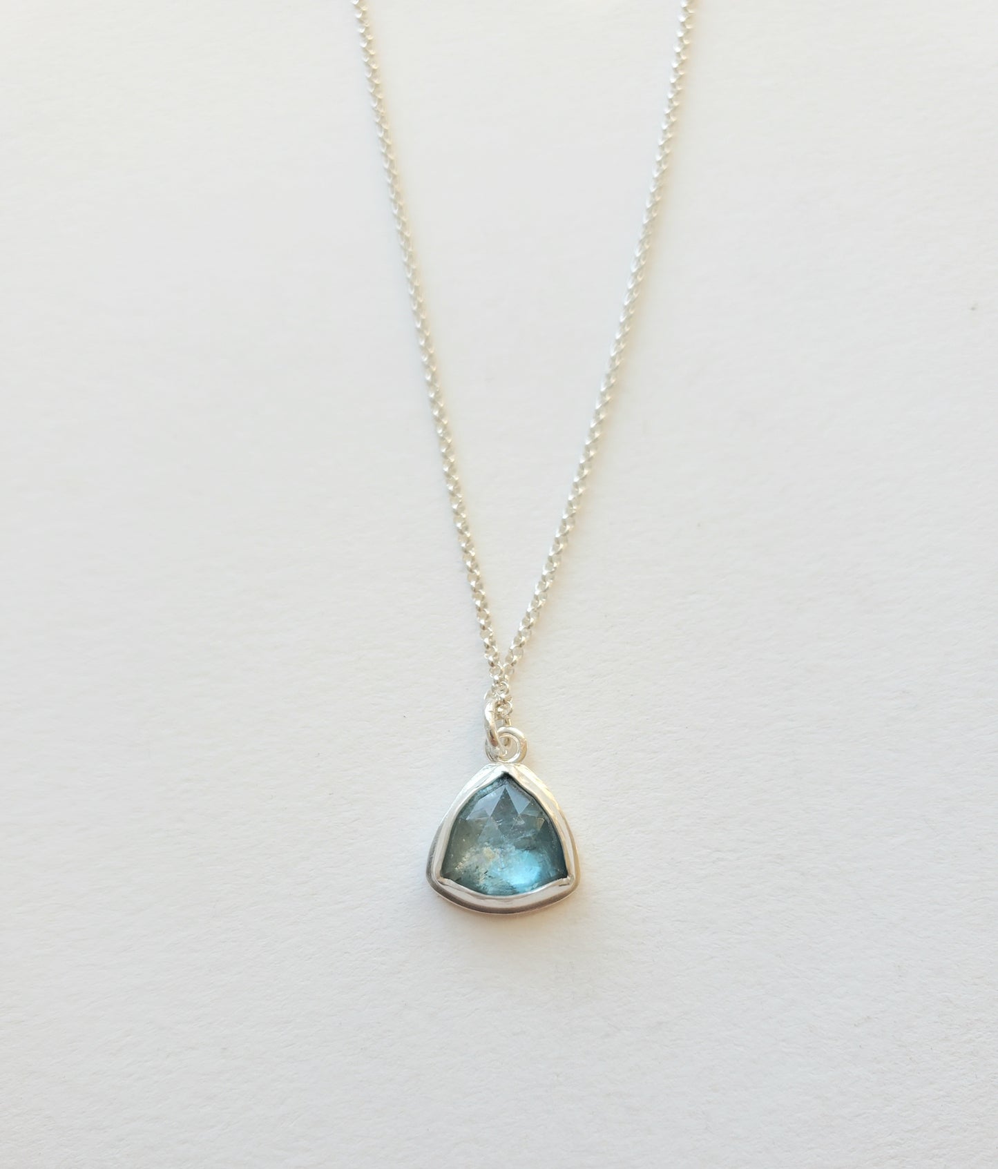 Aqua Kyanite Triangle