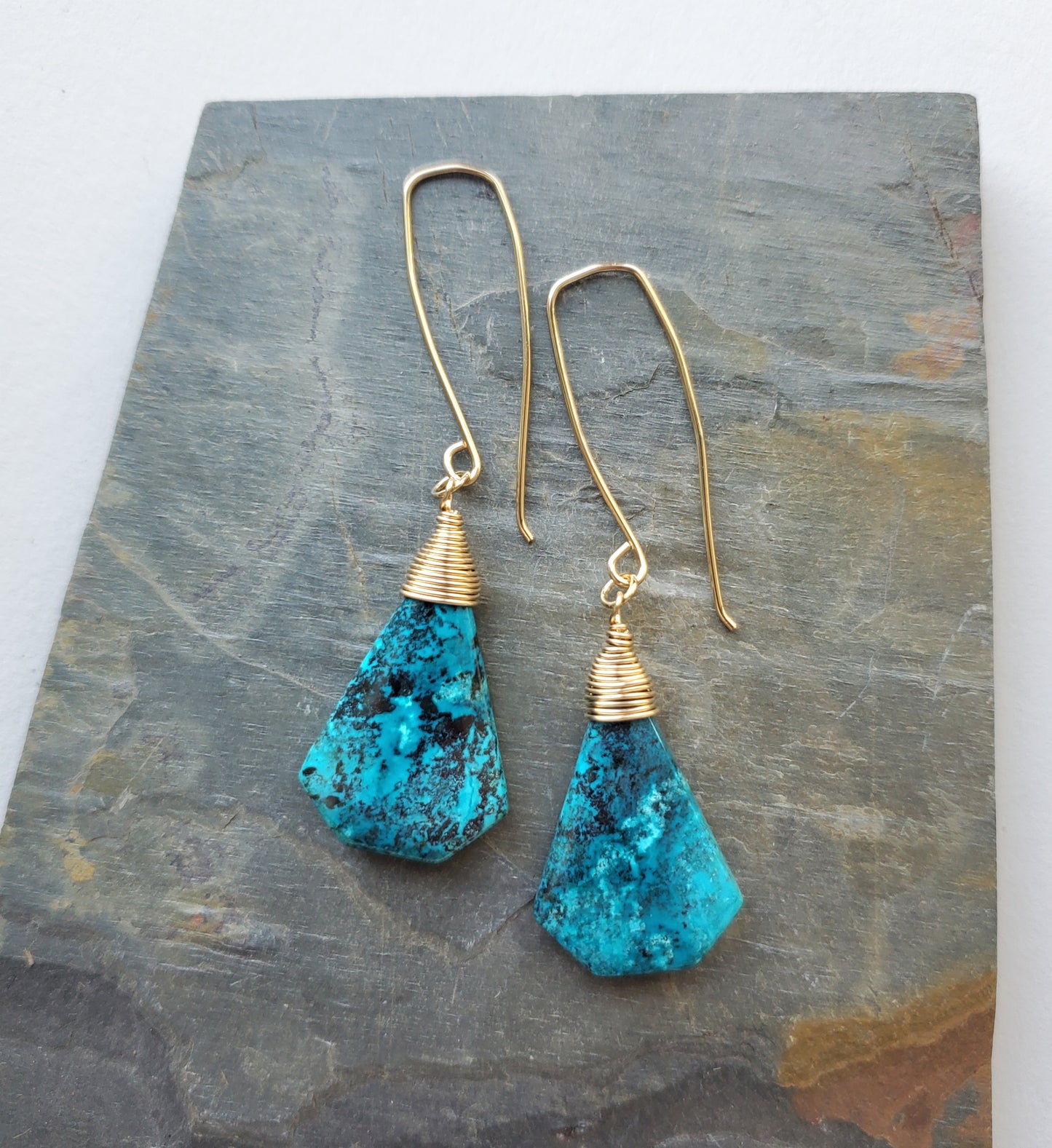 Chrysocolla Earrings