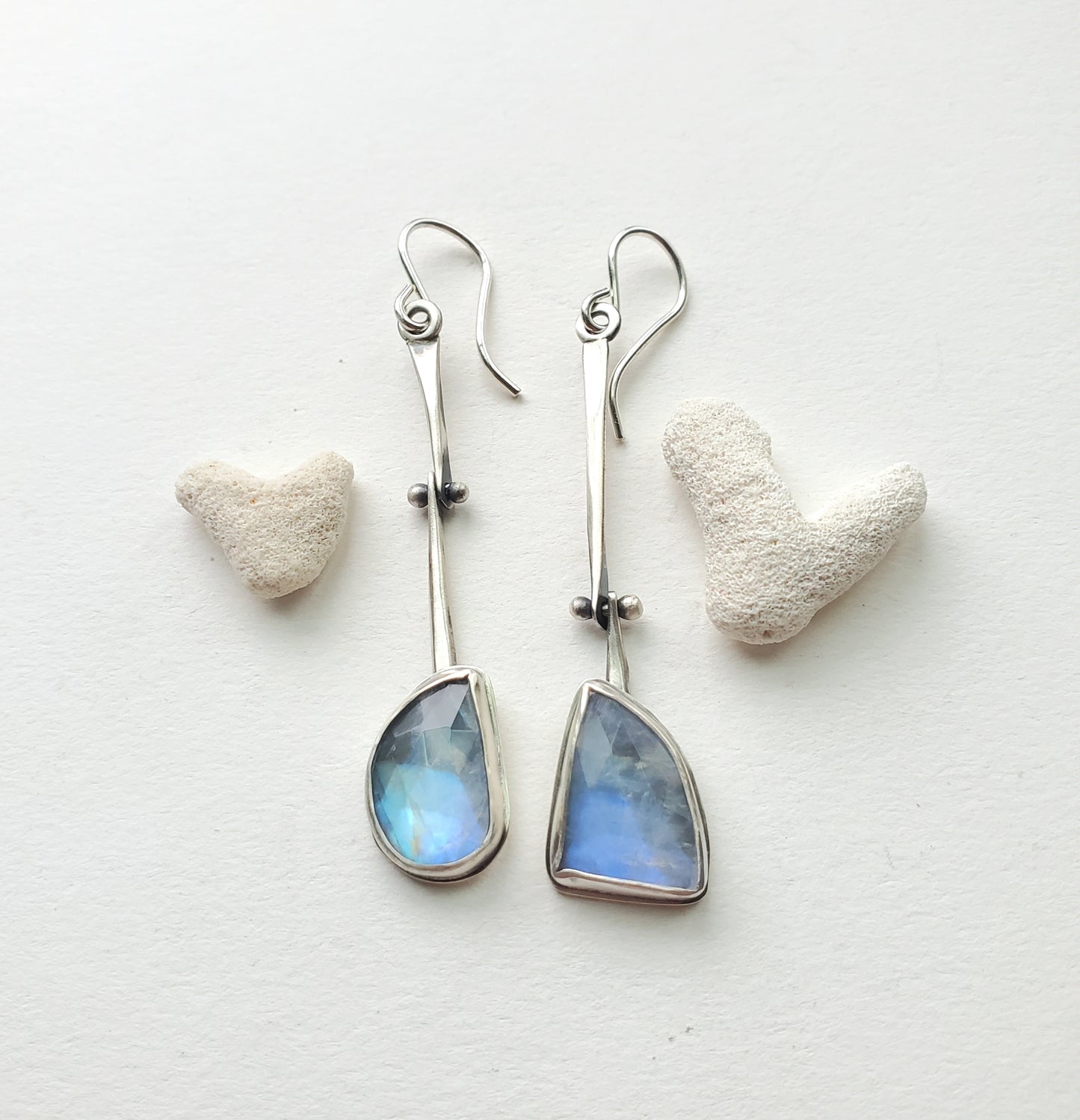 Moonstone Hinge Earrings
