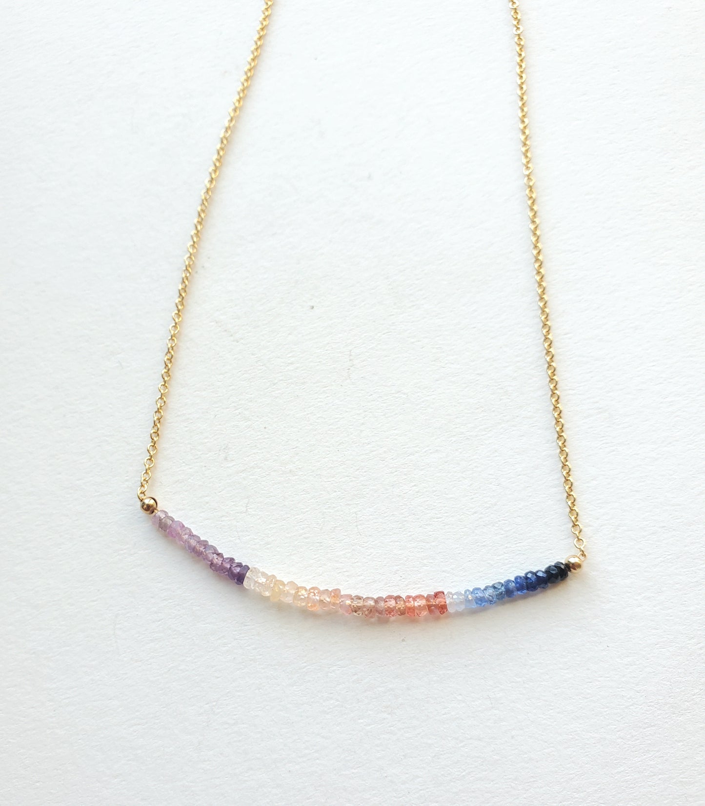 New Sapphire Splash Necklace