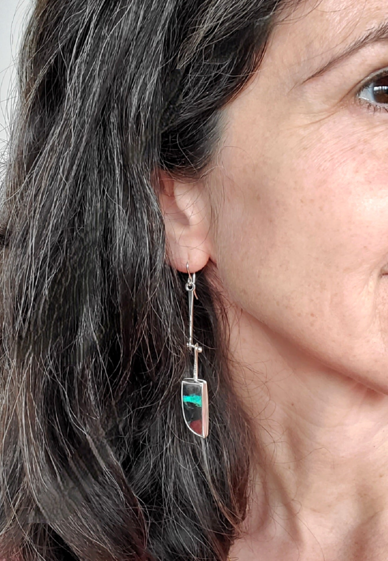 Sonora Sunrise Hinge Earrings - Black