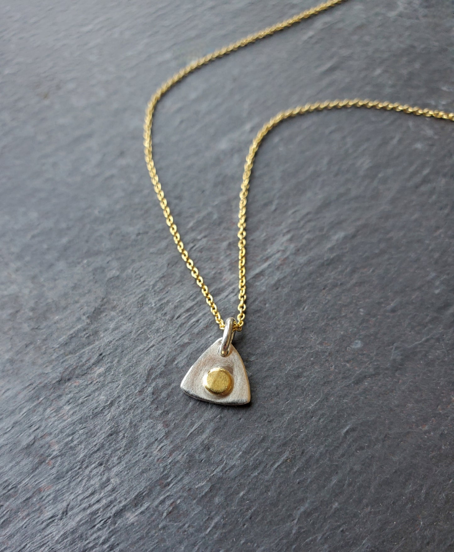 22k Gold Dot Necklace