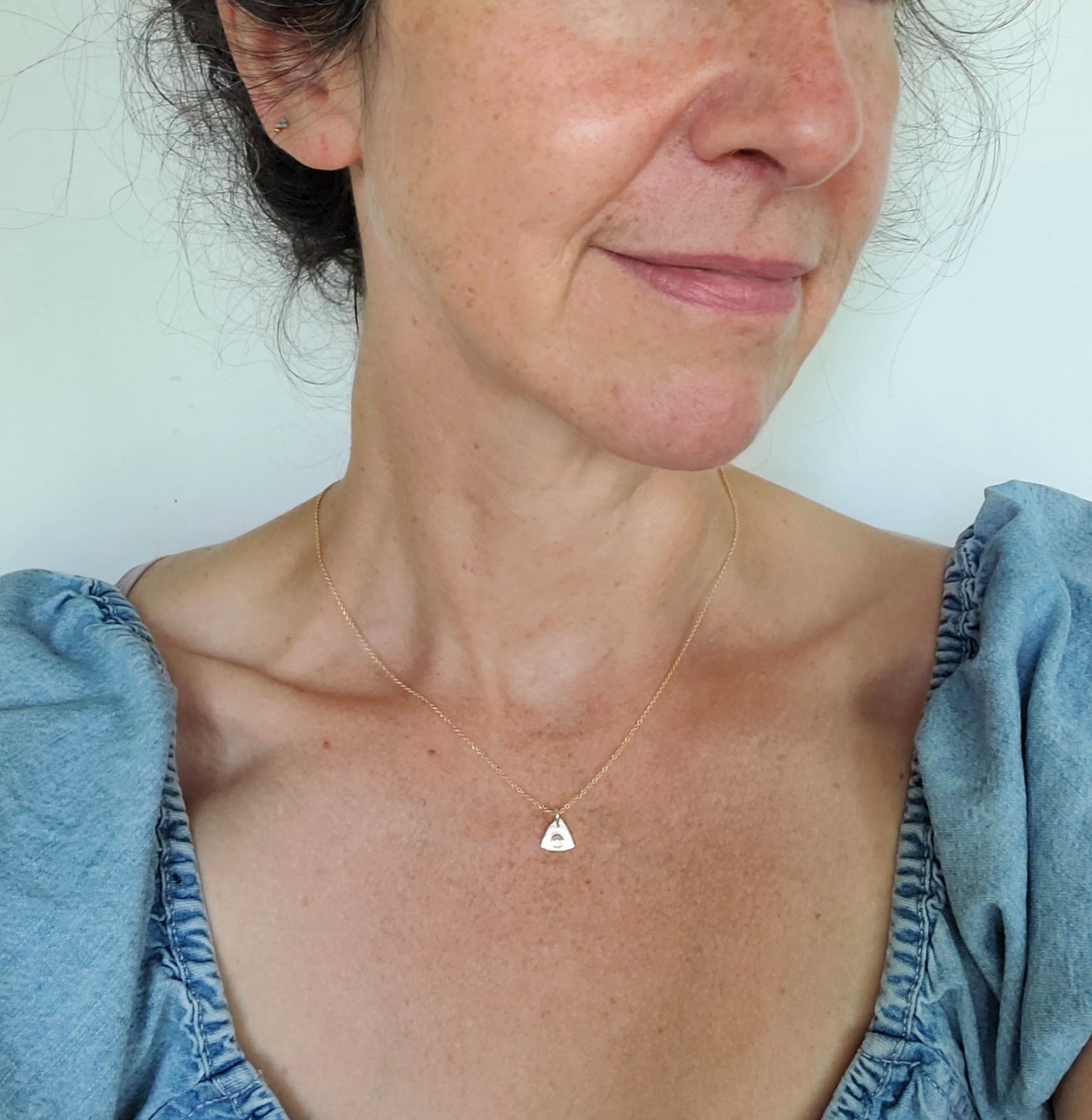 22k Gold Dot Necklace