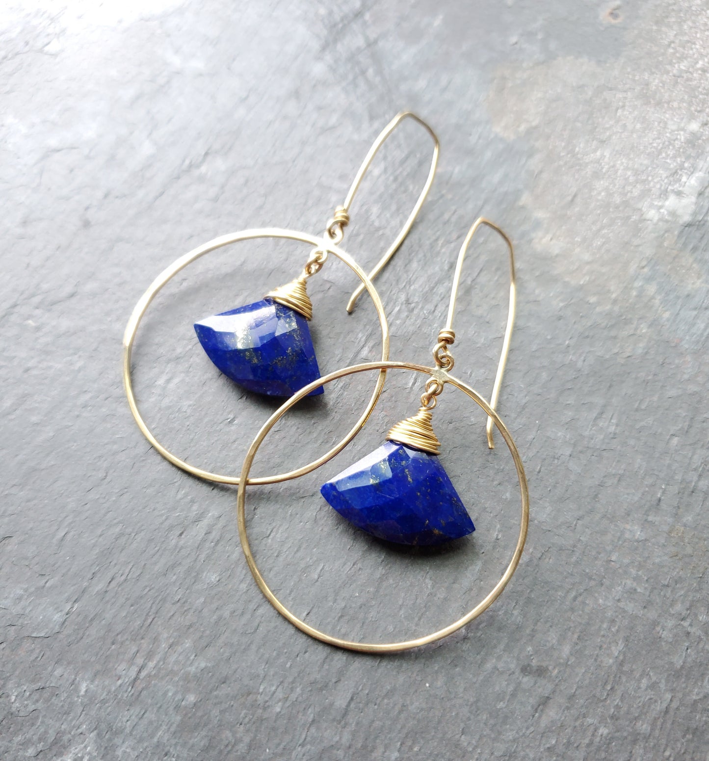Fan Earrings- Gold Fill