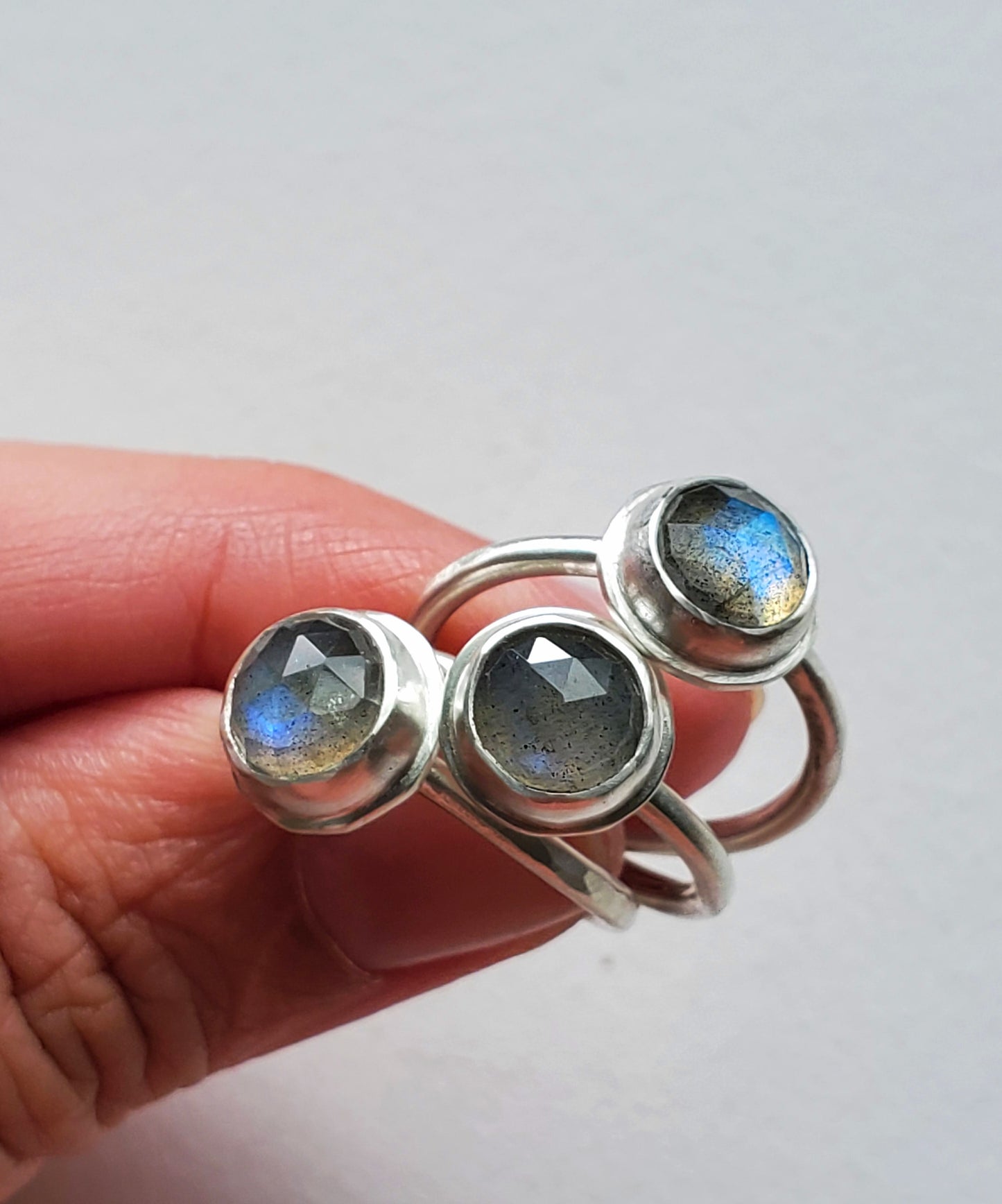 Full Moon Labradorite Ring