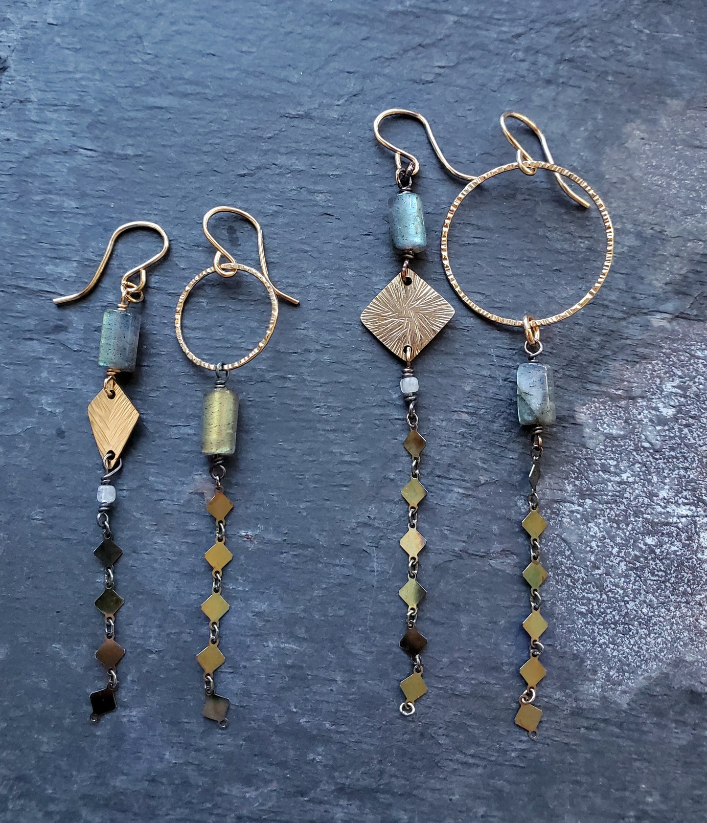 Solstice Earring- Midnight Palette Small