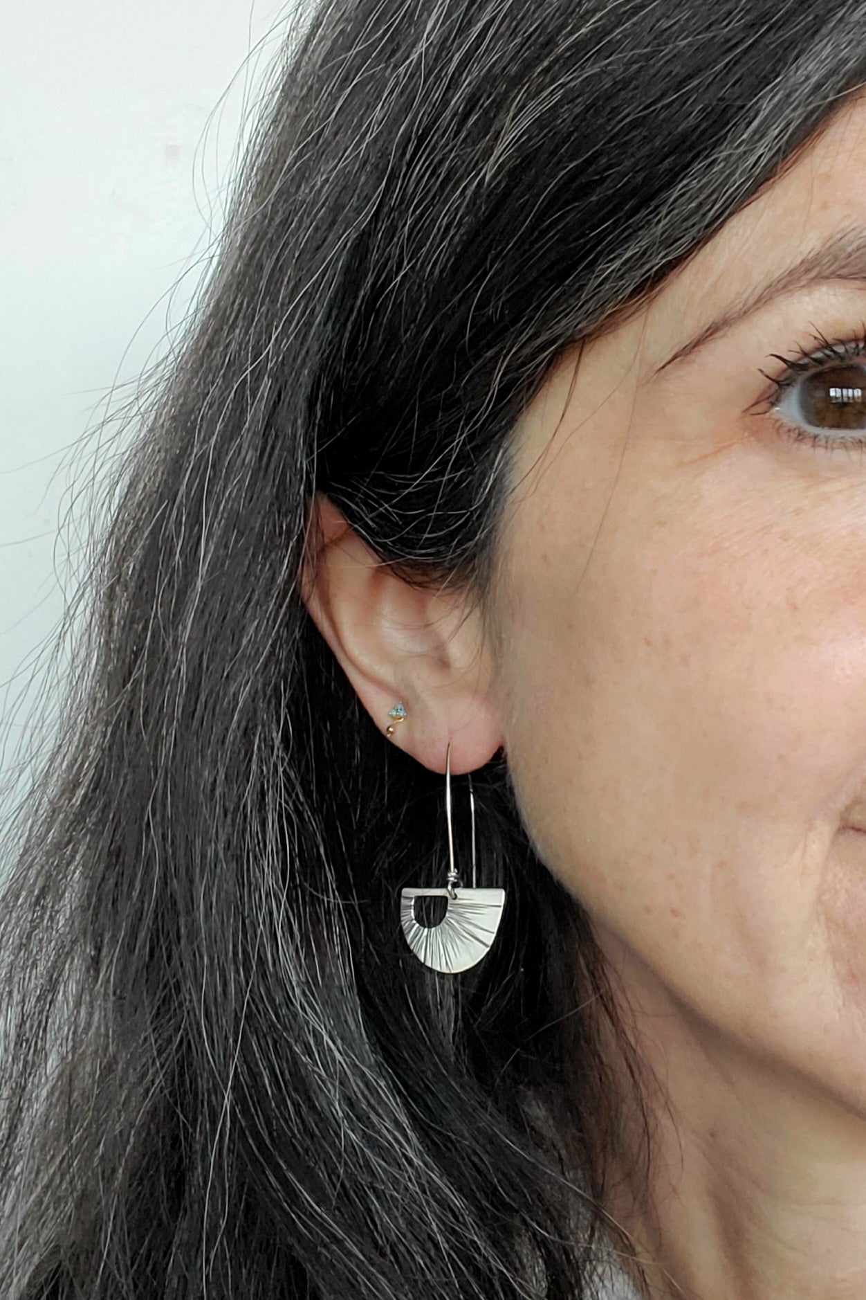 Sun Half Domes Earrings