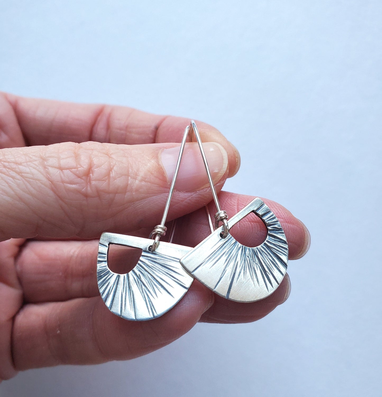 Sun Half Domes Earrings
