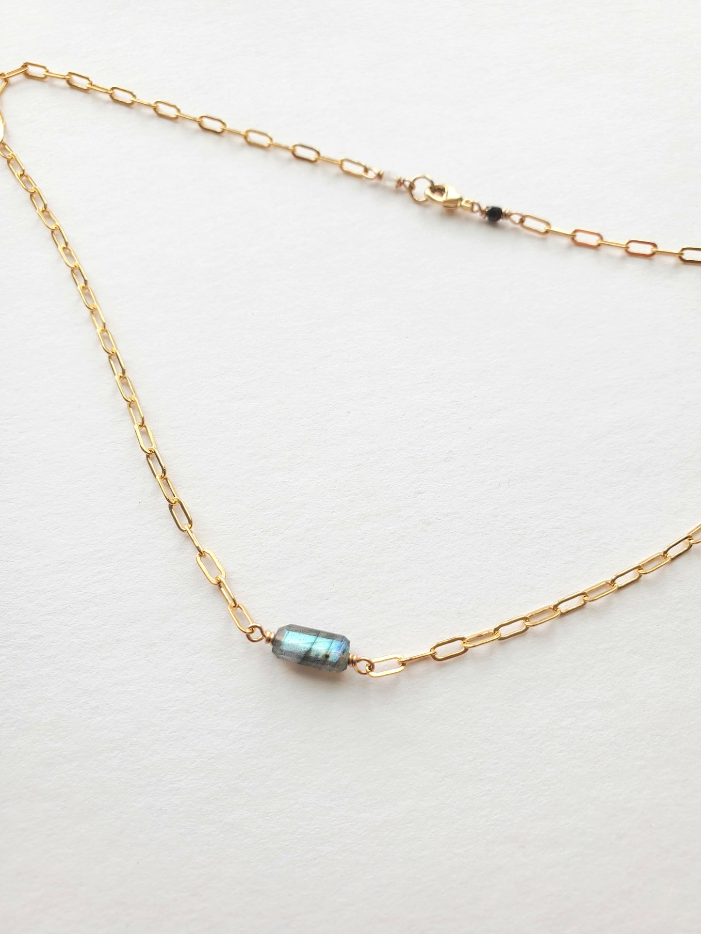 Labradorite Rectangle Chain