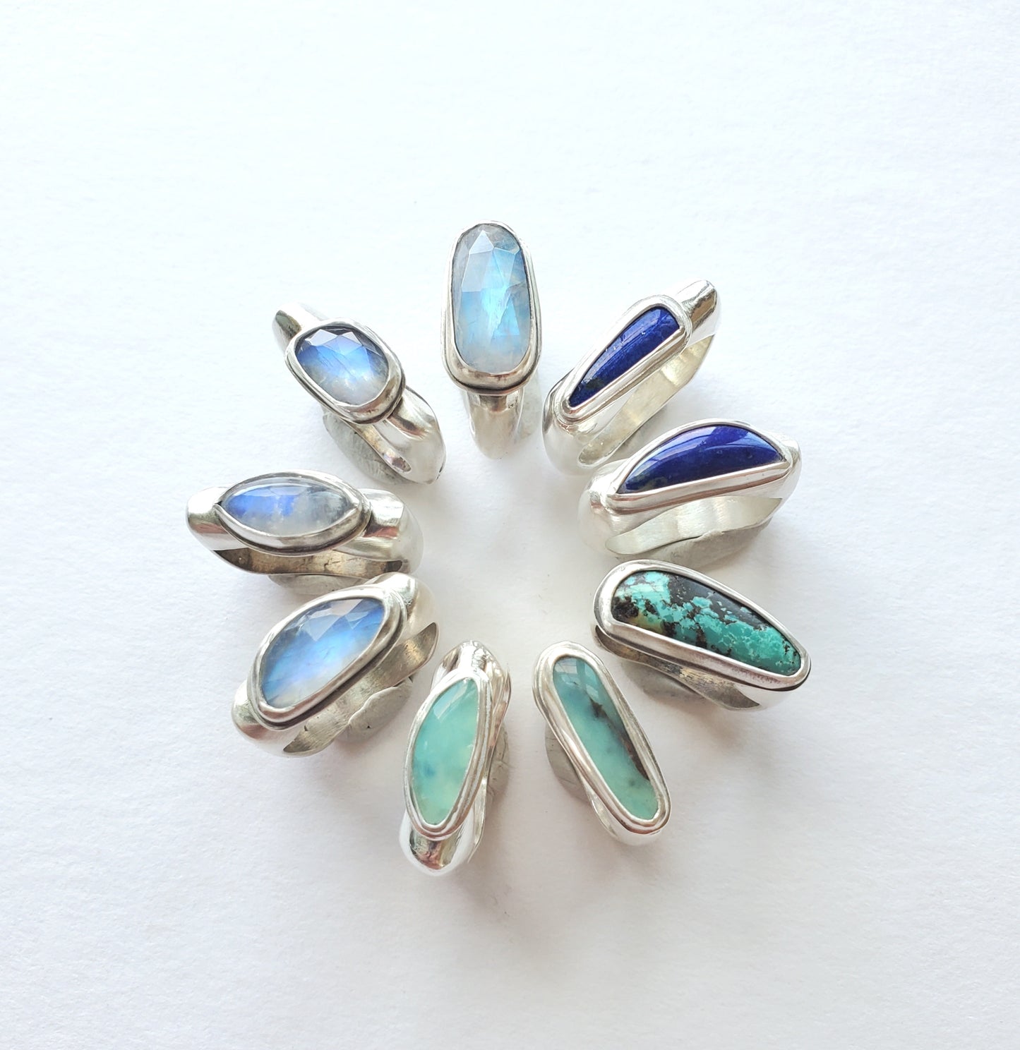 Square Ring- Lapis - Size 7.5