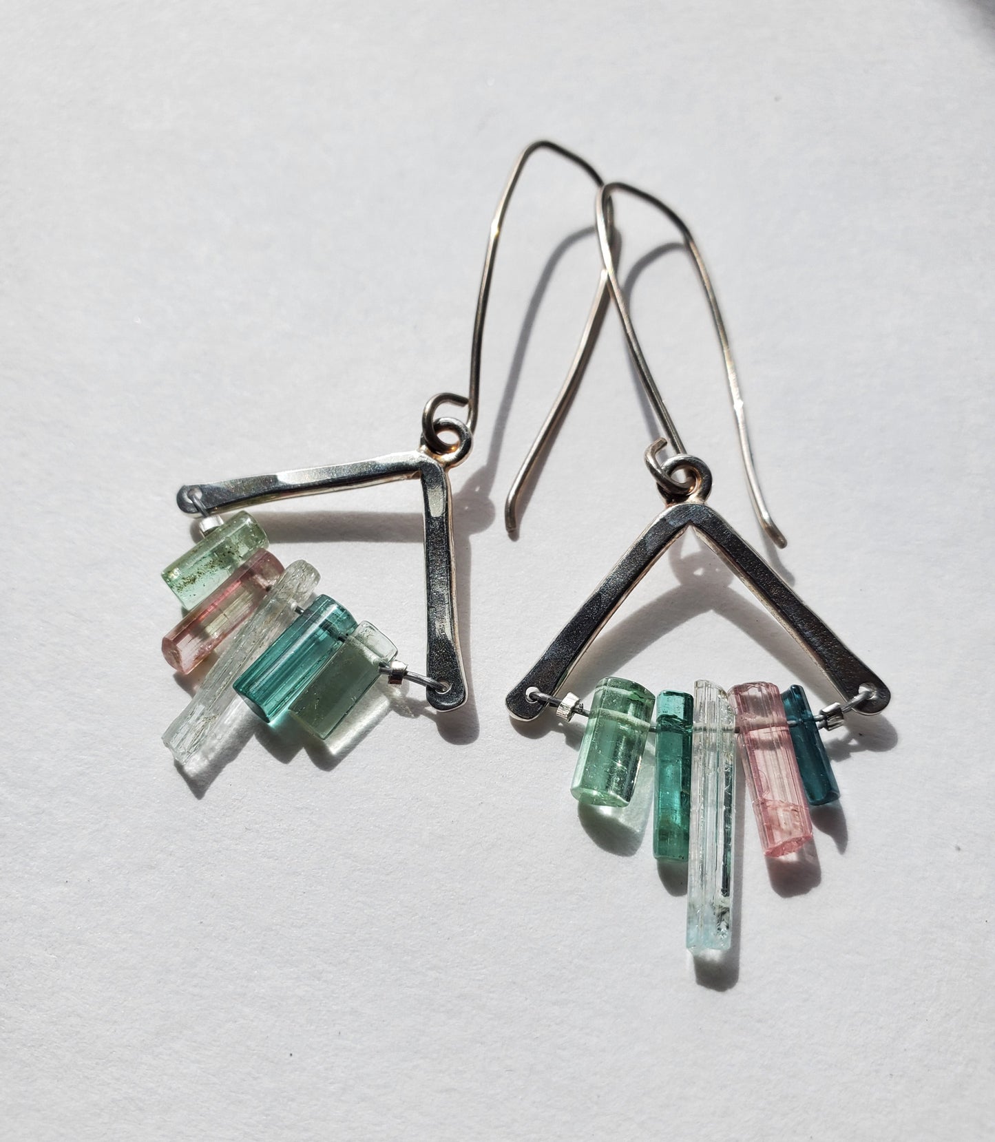 Tourmaline Shard Earrings