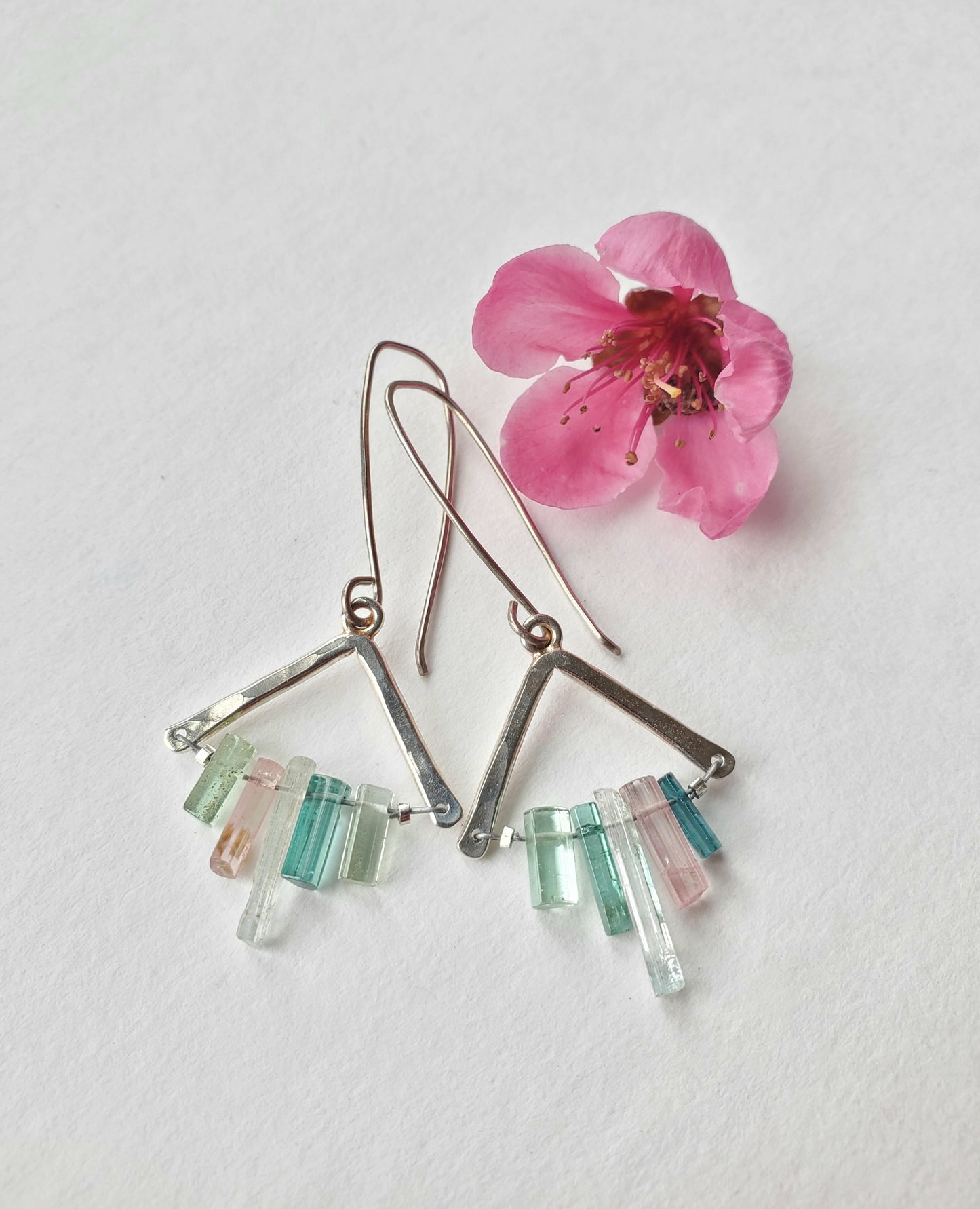 Tourmaline Shard Earrings