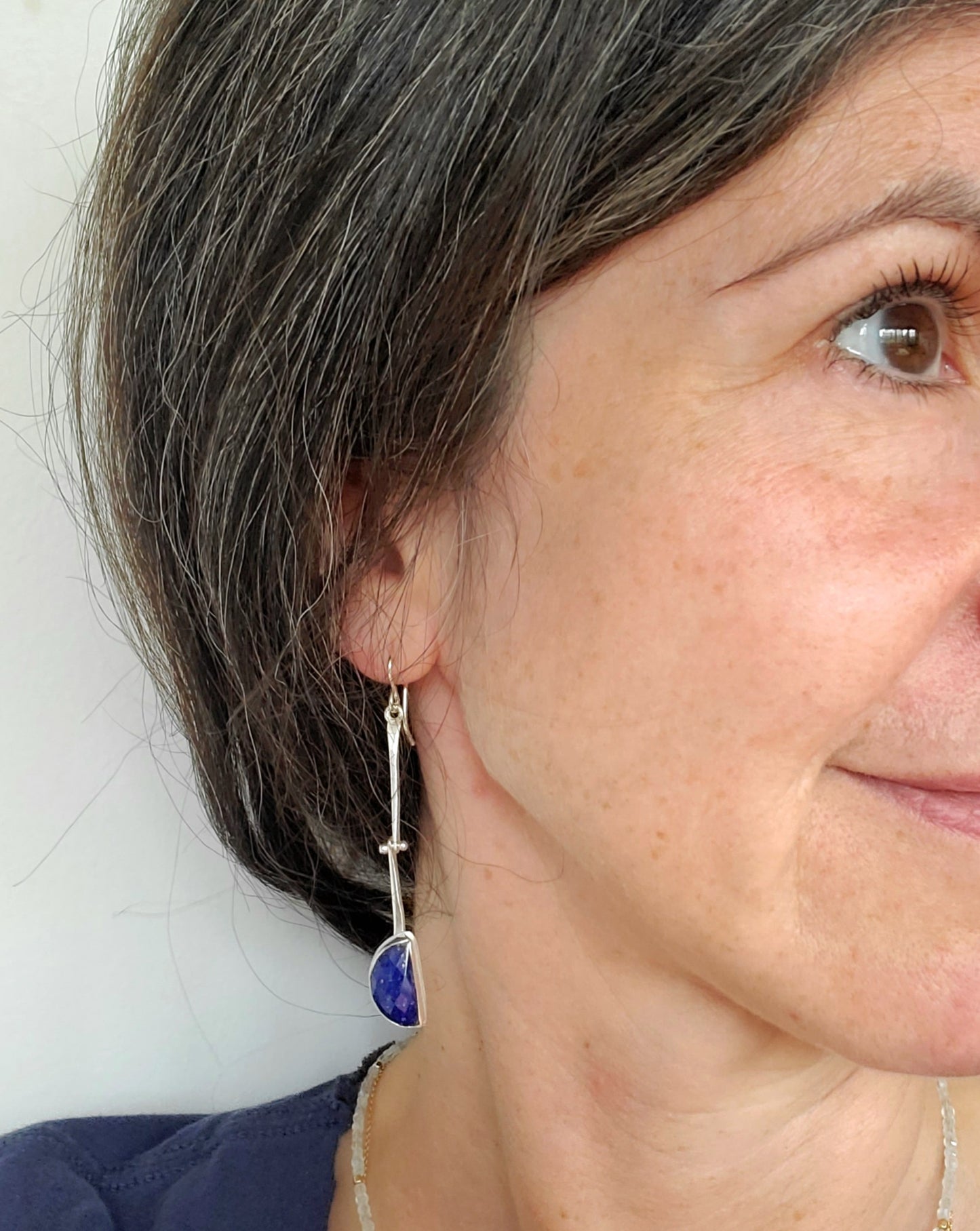 Quarter Moon Hinge Earrings