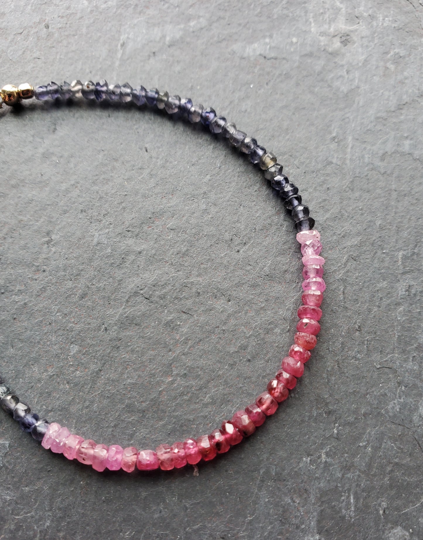 Ruby Iolite Bracelet