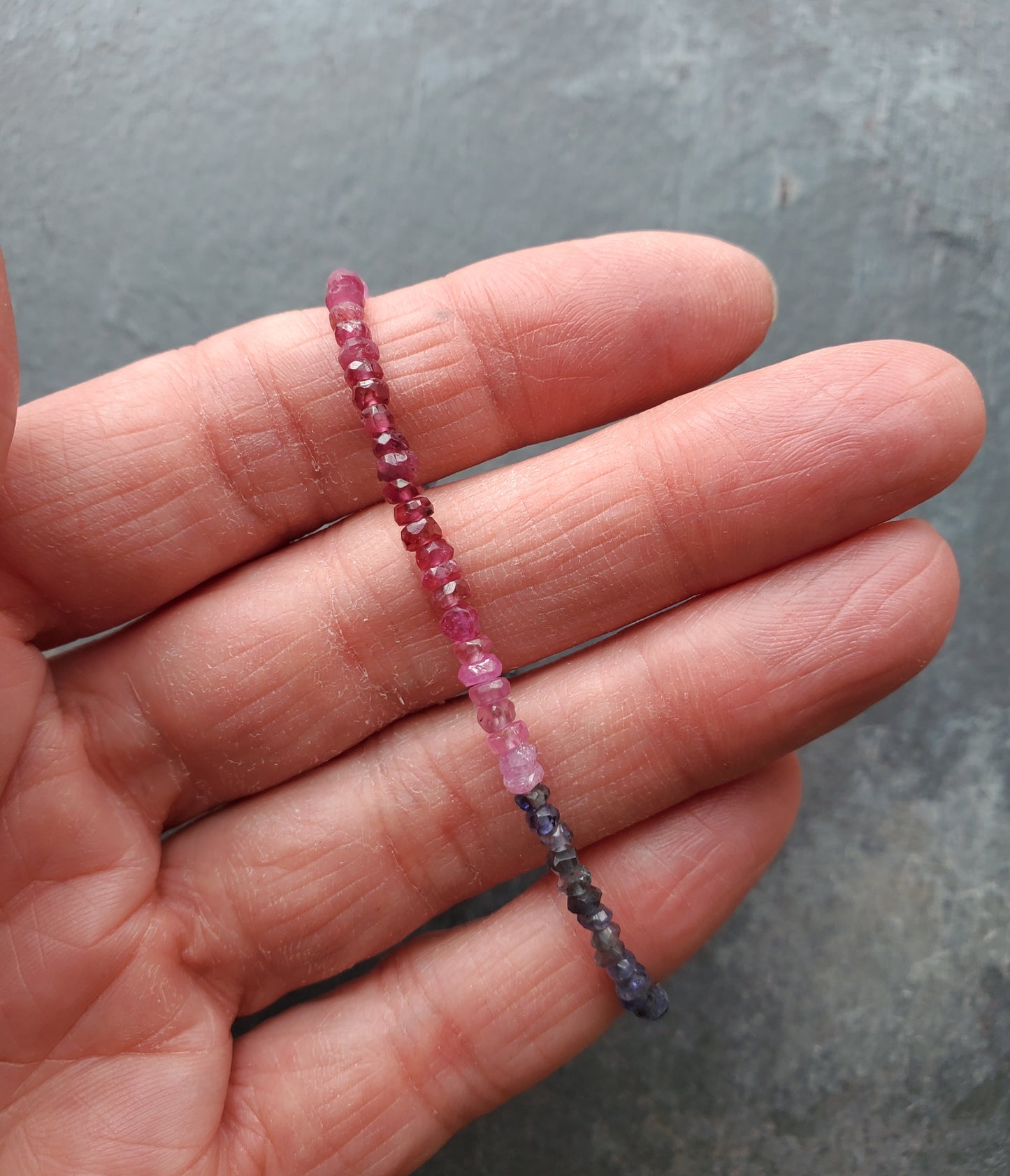 Ruby Iolite Bracelet