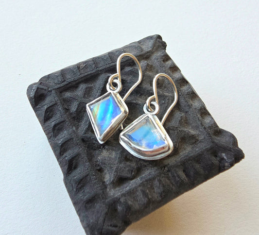Moonstone Fragment Earrings