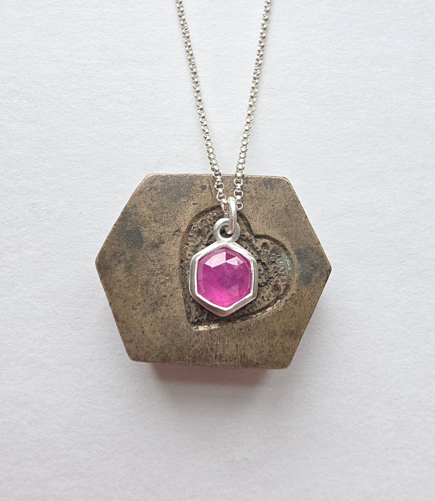 Sapphire Love Necklace