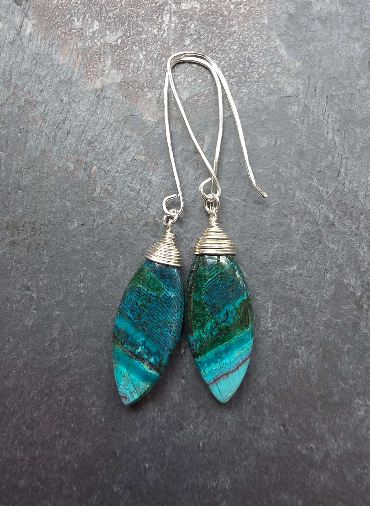Chrysocolla Earrings