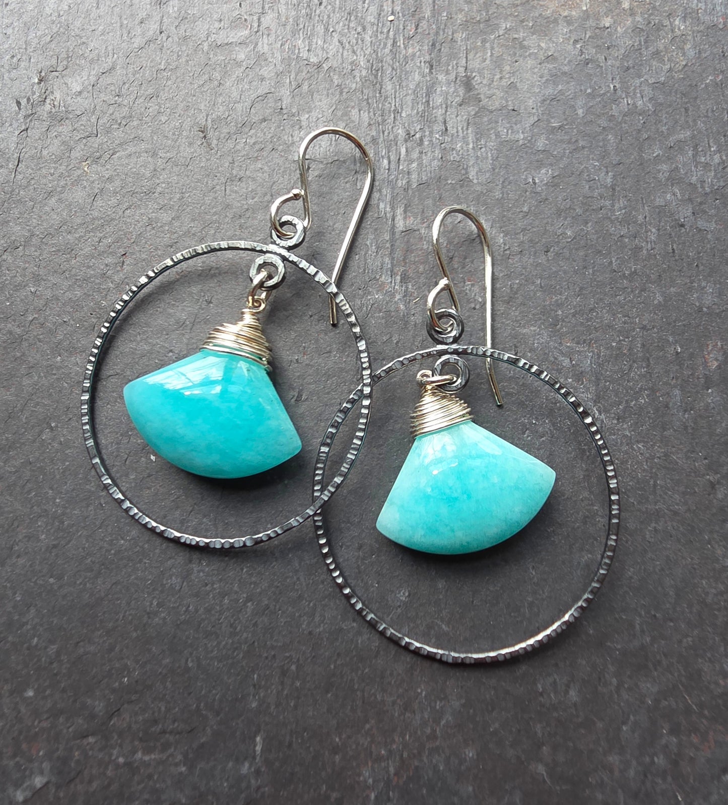 Fan Earrings- Gold Fill