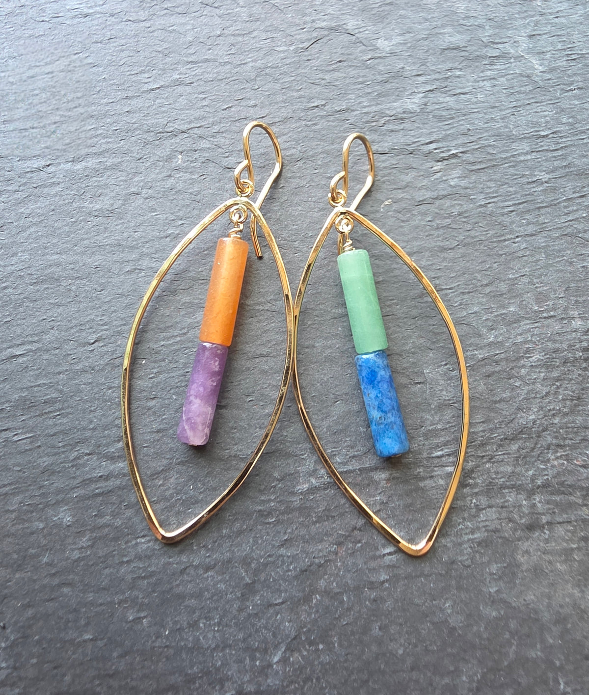 Color Block Earrings