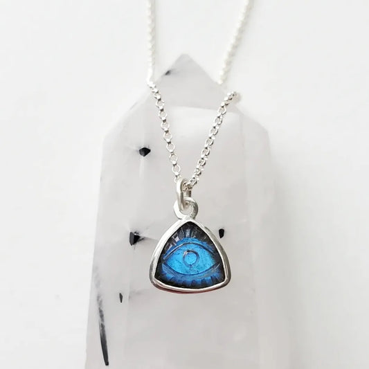 Labradorite Eye Necklace