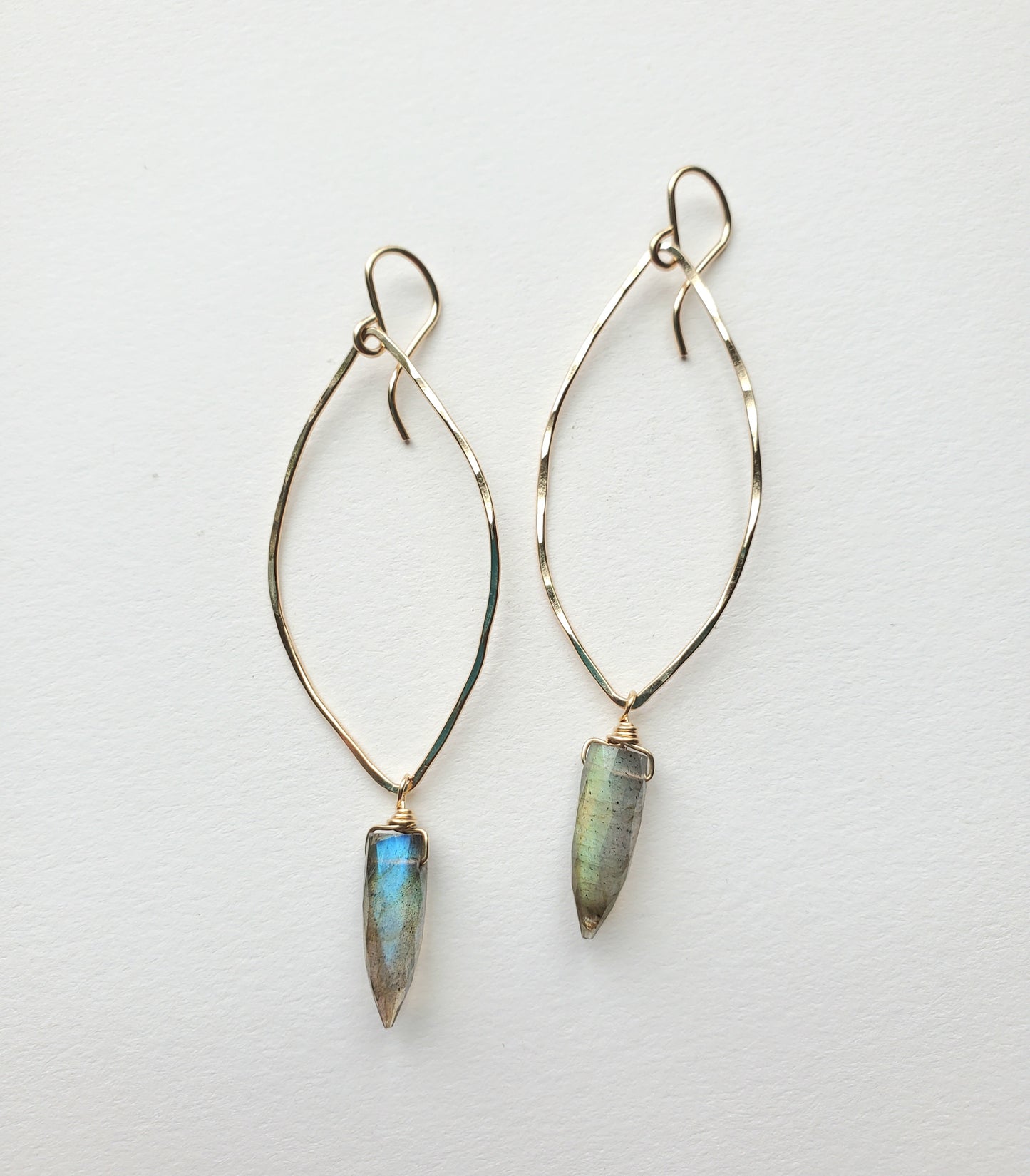 Shield Earring- Gold Fill