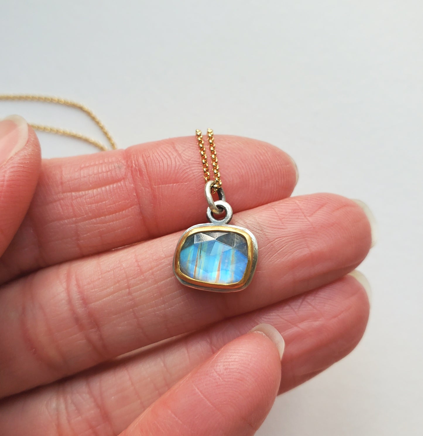 Golden Moonbeam Necklace