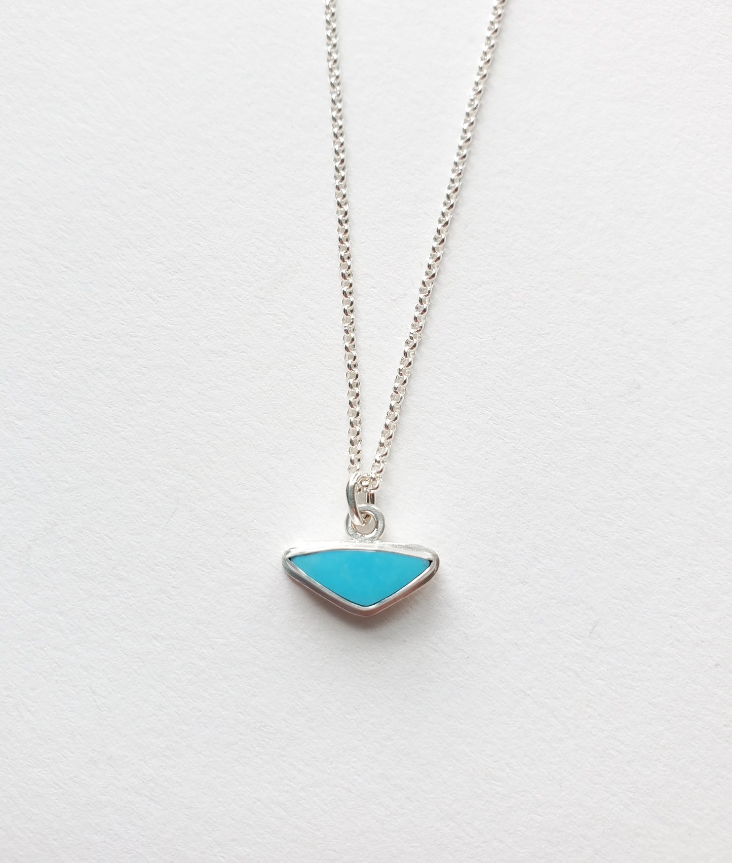 Turquoise Triangle Necklace
