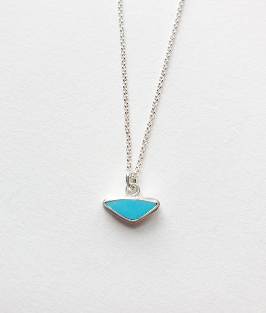 Turquoise Triangle Necklace