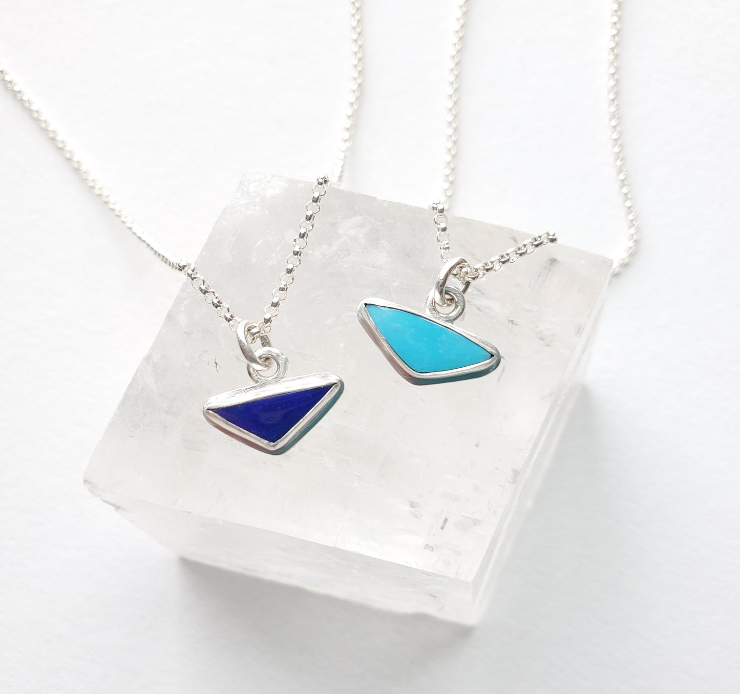Turquoise Triangle Necklace