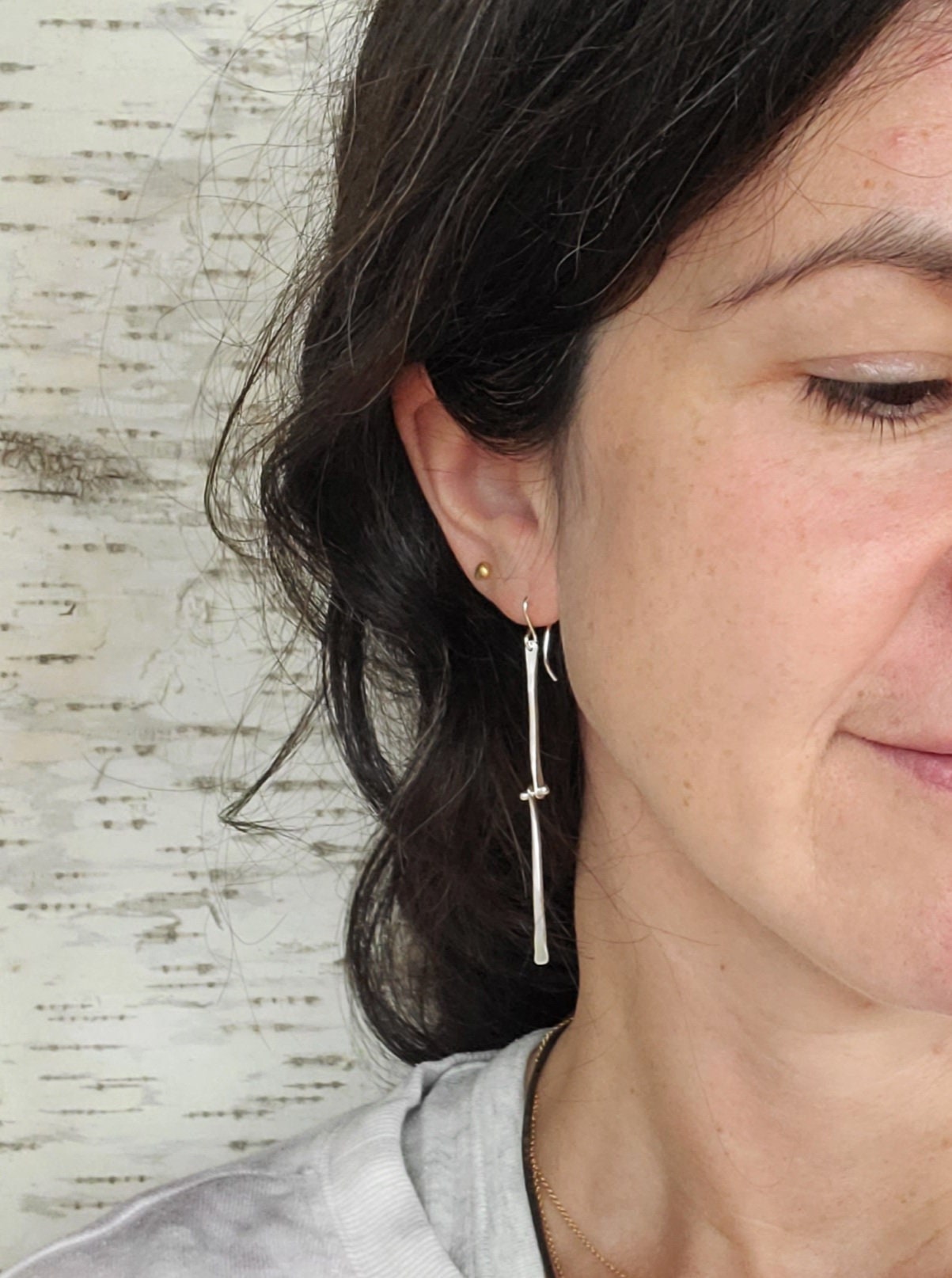 Bone Hinge Earrings