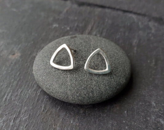 Hallow Triangle Stud