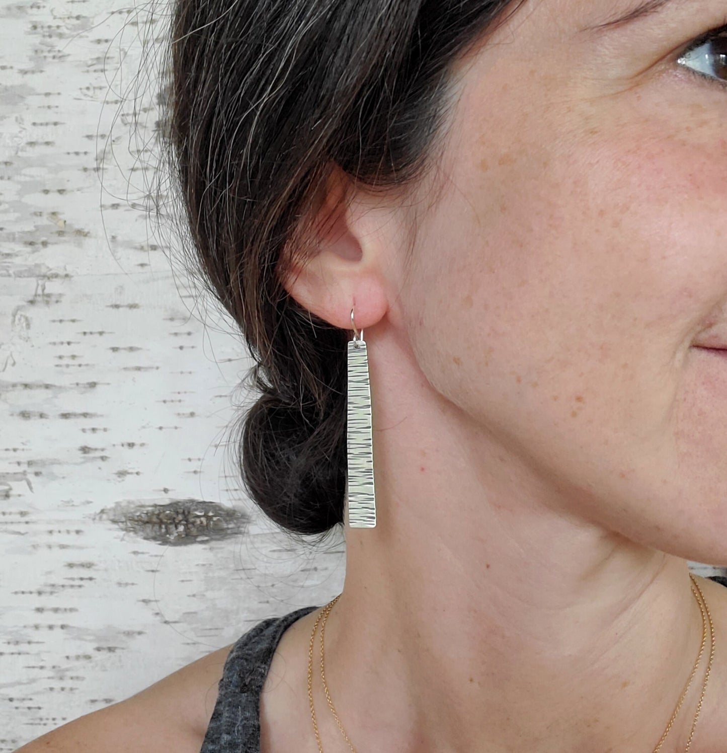 Birch Strip Earrings