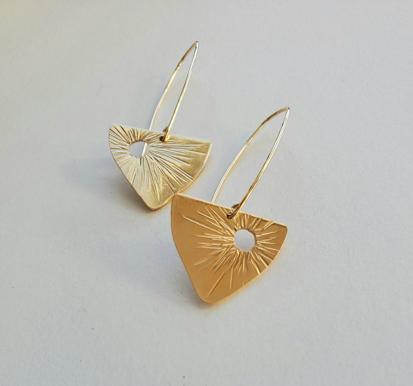 Sunburst Fan Earrings