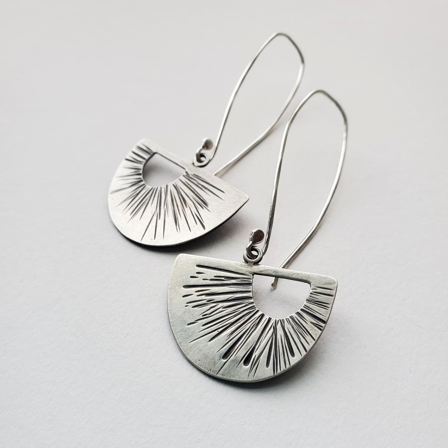 Sun Half Domes Earrings