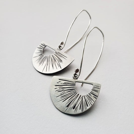 Sun Half Domes Earrings