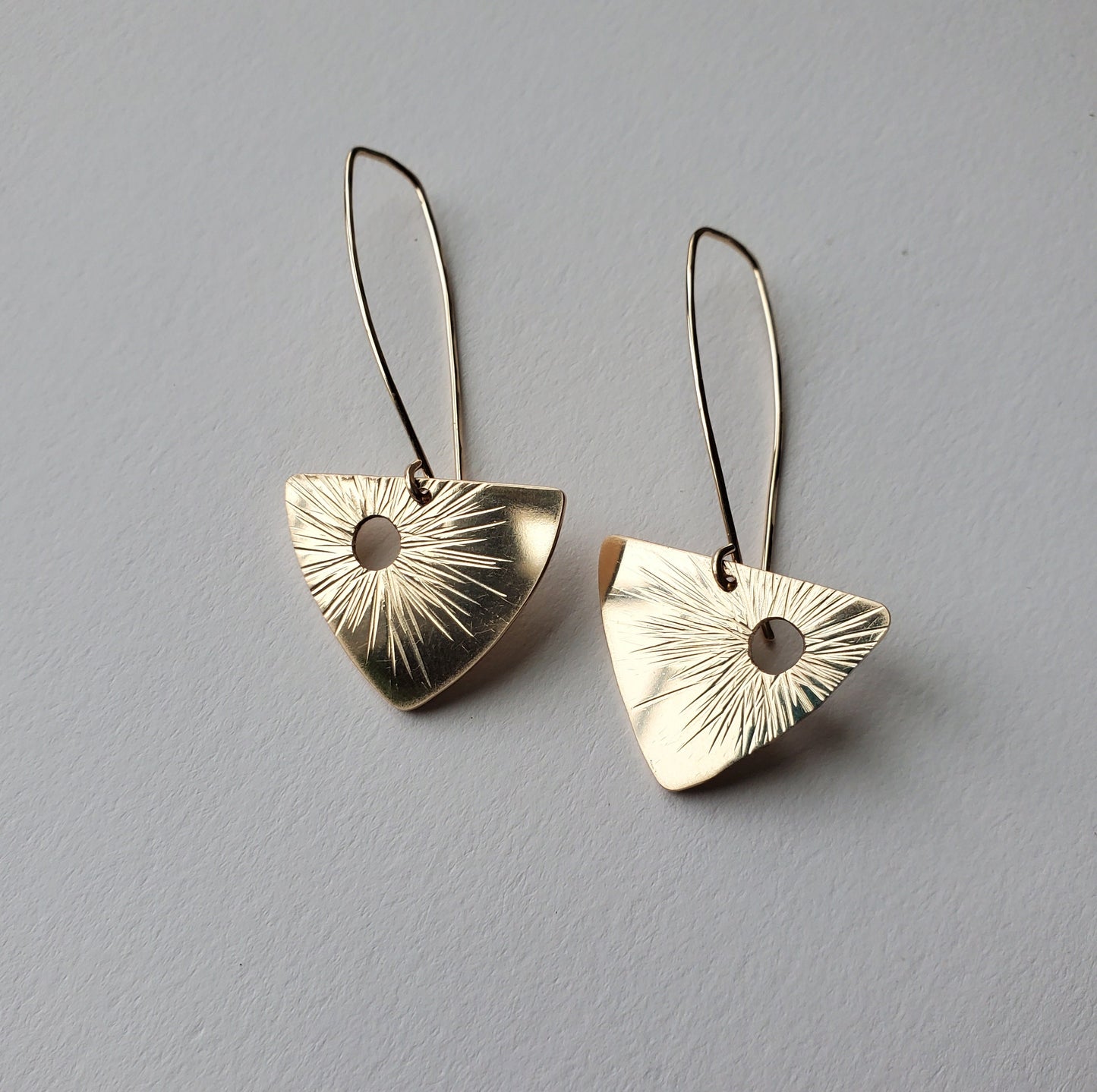 Sunburst Fan Earrings