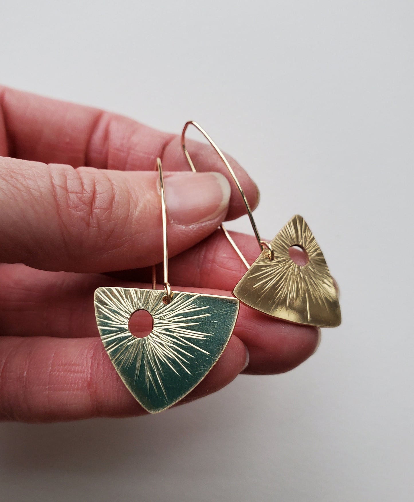 Sunburst Fan Earrings