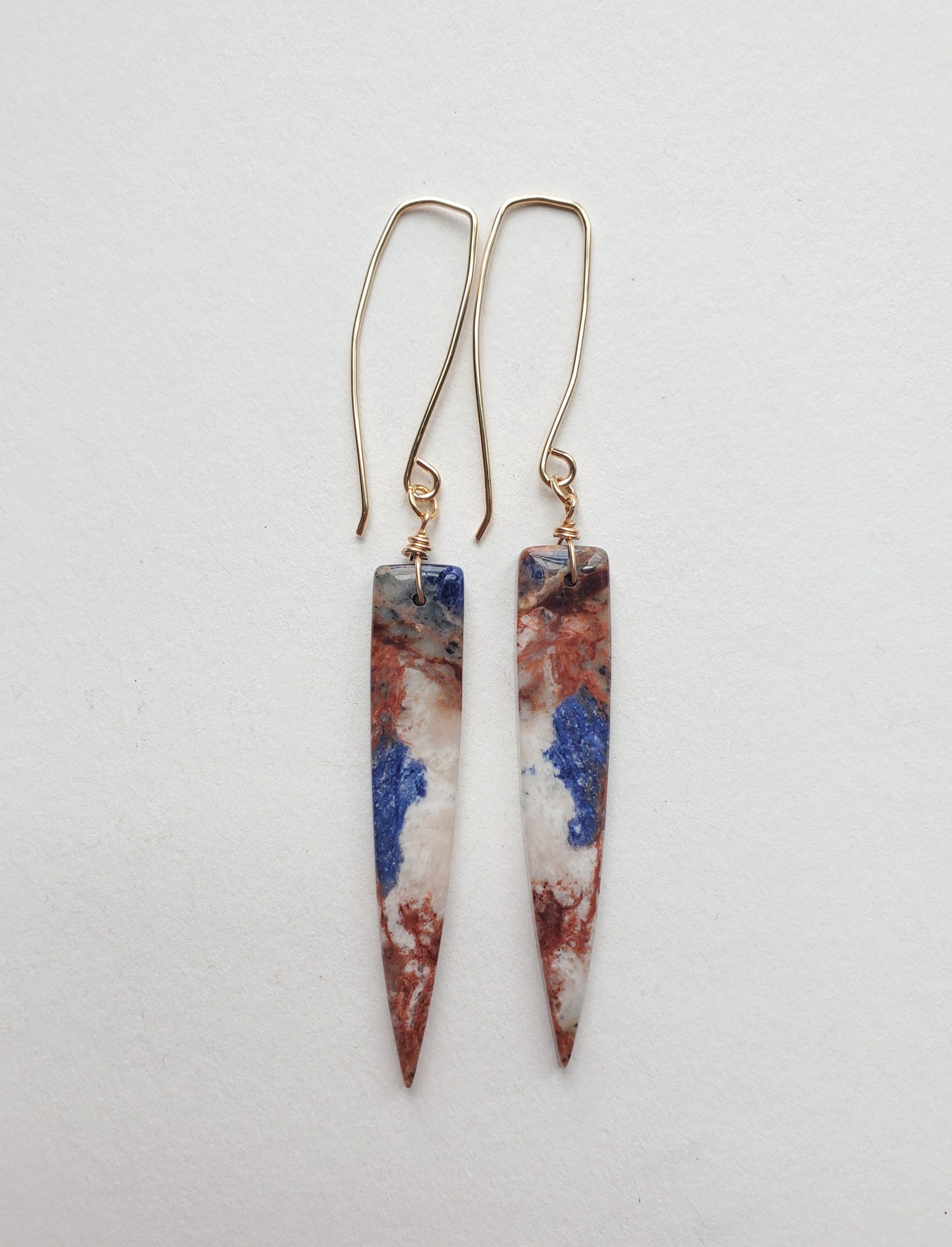 Sodalite Quill Earring #1