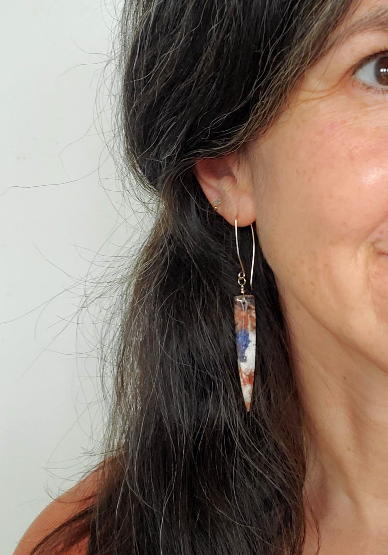 Sodalite Quill Earring #2