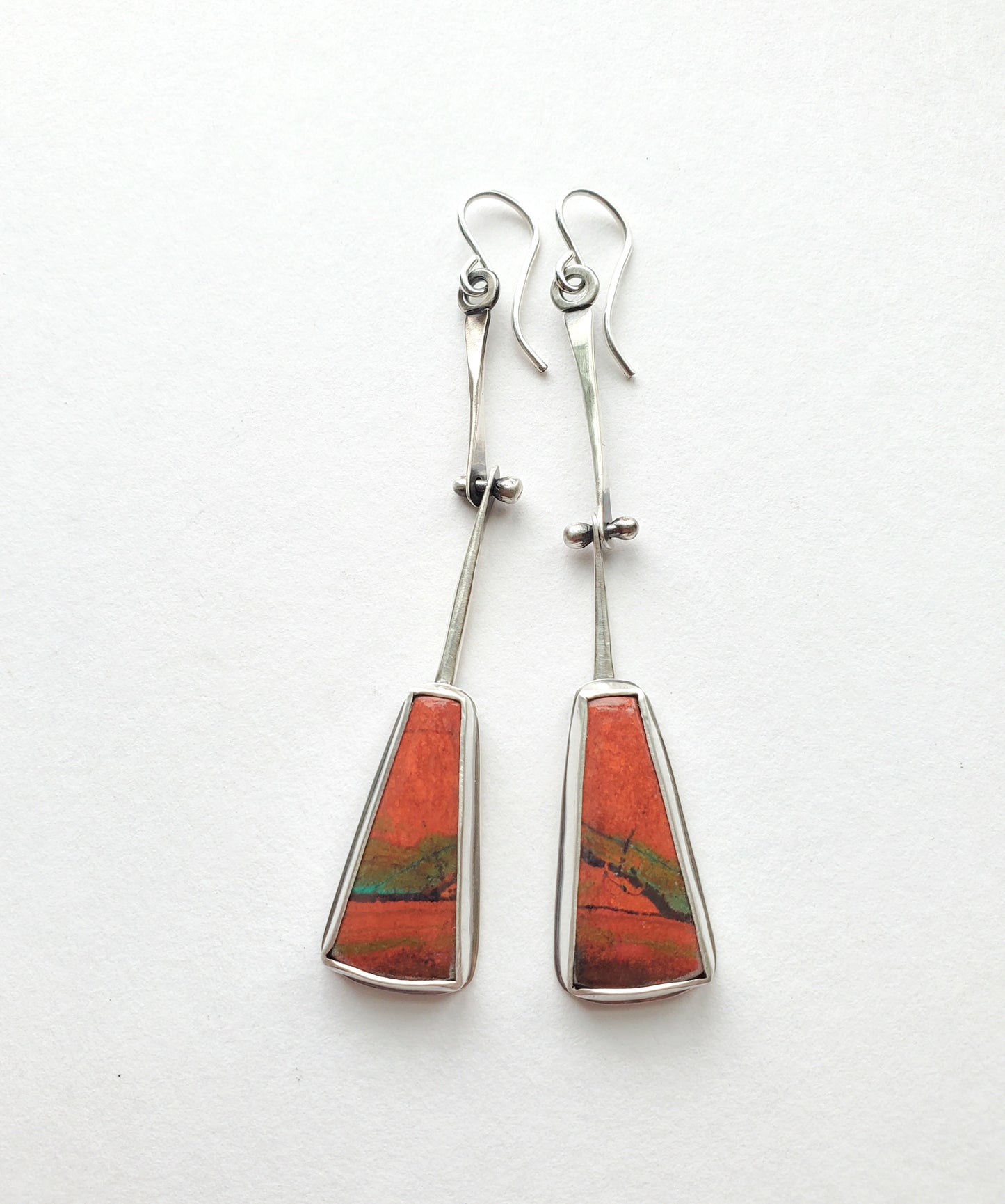 Sonora Sunrise Hinge Earrings- Rusty