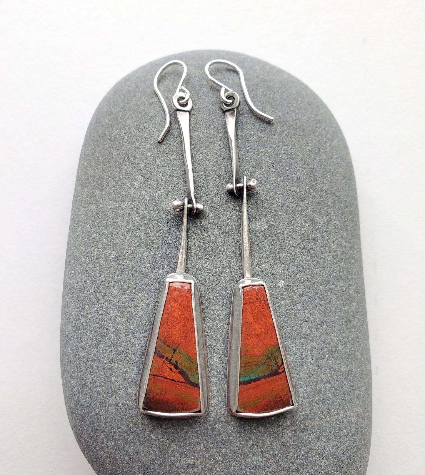 Sonora Sunrise Hinge Earrings- Rusty