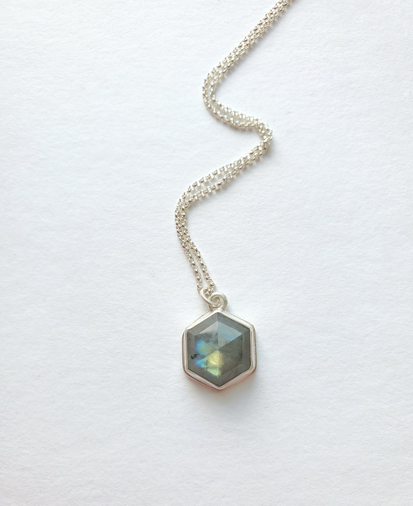 Labradorite Hexagon