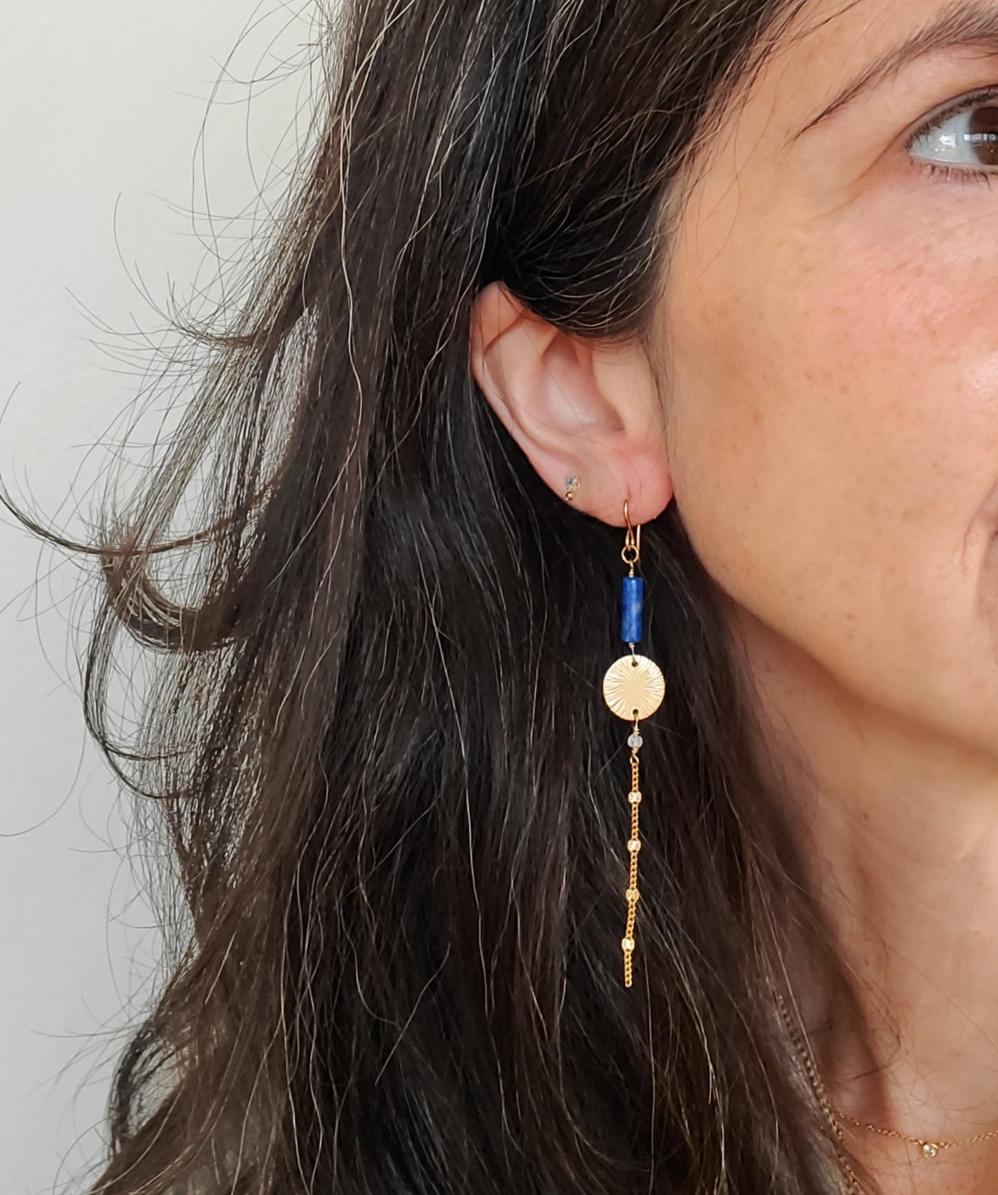 Lapis Solstice Earring