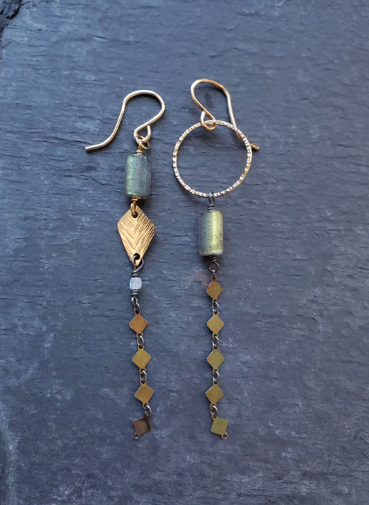 Solstice Earring- Midnight Palette Small