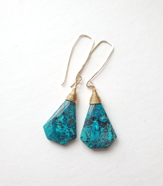 Chrysocolla Earrings