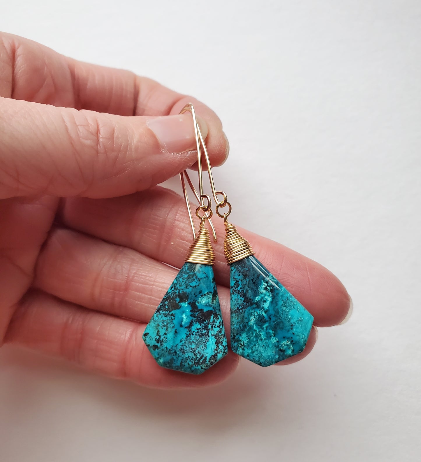 Chrysocolla Earrings