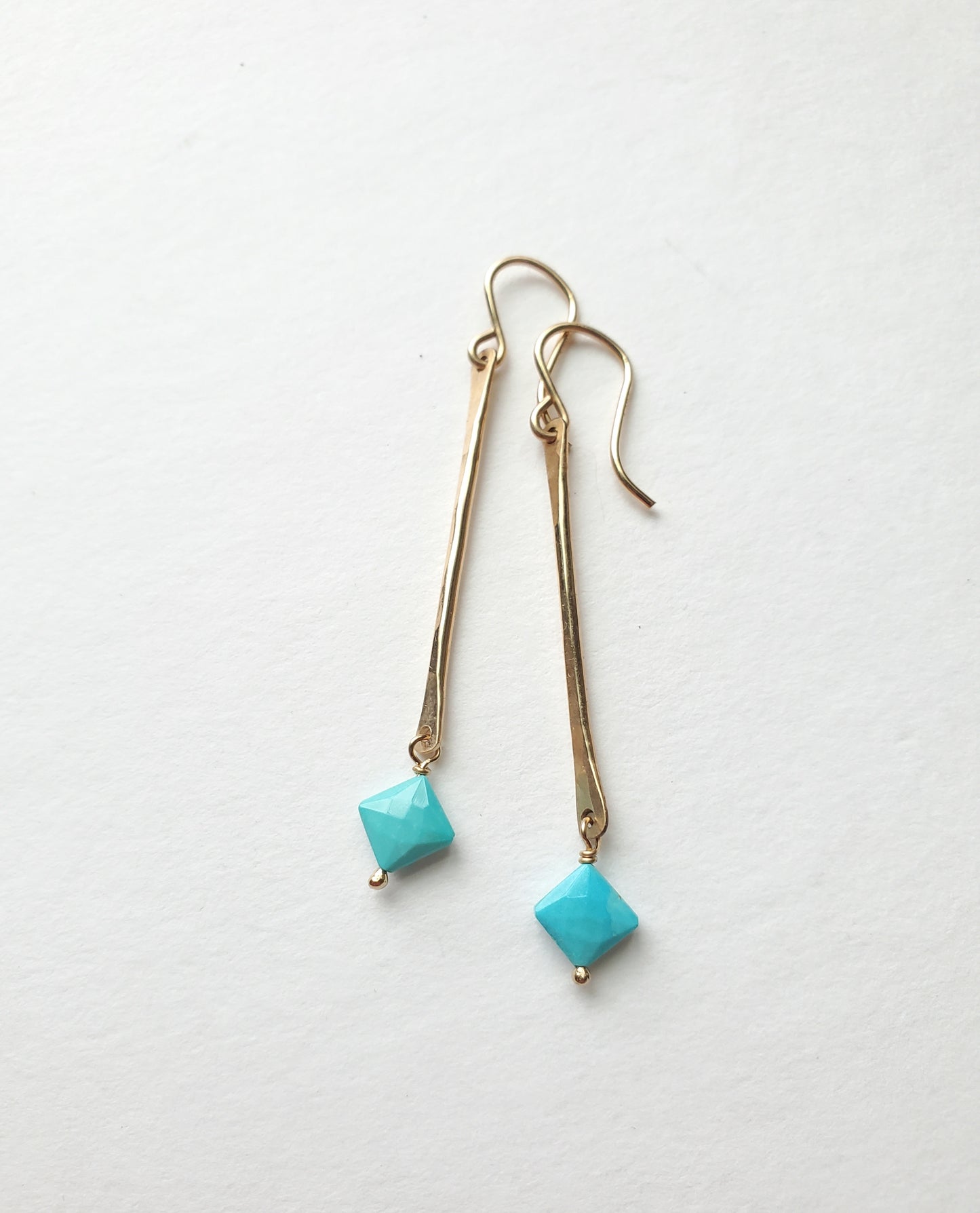 Turquoise Diamond Earrings